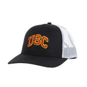 USC Trojans Youth '47 Black Arch Trucker Hat